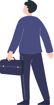 会社説明会へ参加イラスト