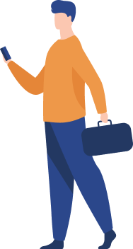 個別会社見学イラスト